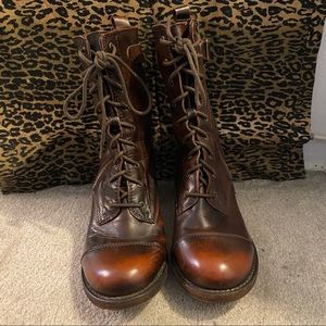 Max Rocket Dog Brown Explorer Lace-Up Boots
